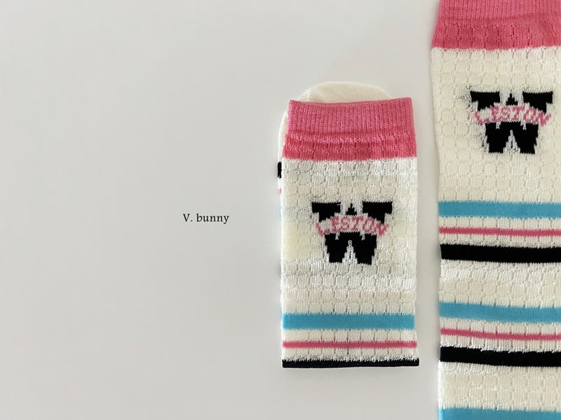 V Bunny - Korean Children Fashion - #toddlerclothing - Restone Socks Set - 4