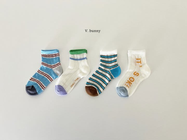 V Bunny - Korean Children Fashion - #stylishchildhood - It's Socks Set