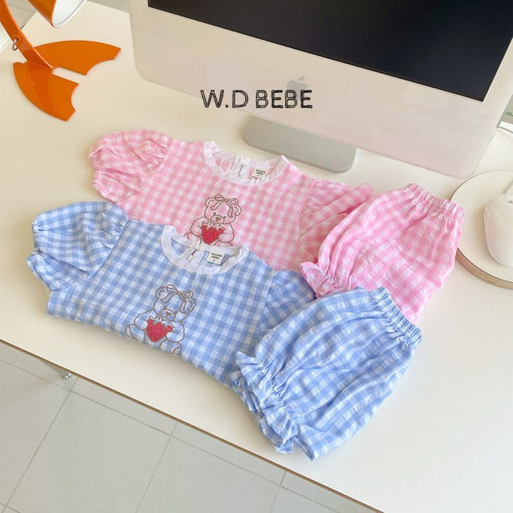 Woodie - Korean Baby Fashion - #babyboutique - Berry Top Bottom Set - 5