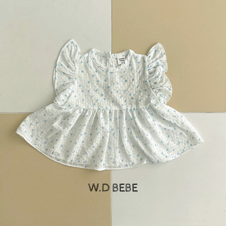 Woodie - Korean Baby Fashion - #babyboutique - Heart Blouse - 7