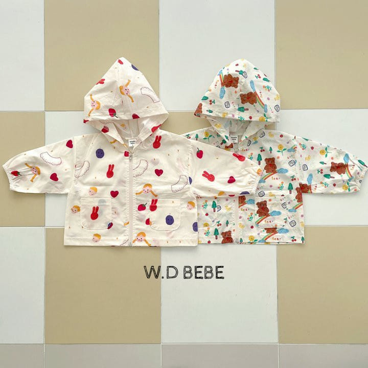 Woodie - Korean Baby Fashion - #babyboutique - Pattern Hoody Zip Up