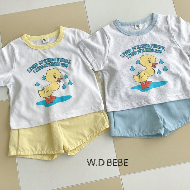 Woodie - Korean Baby Fashion - #babyboutiqueclothing - Rain Duck Top Bottom Set - 3