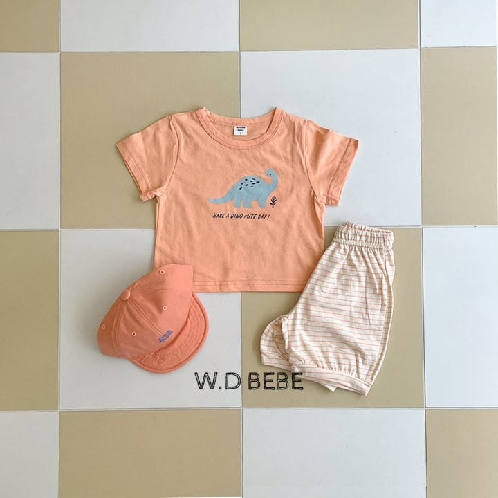 Woodie - Korean Baby Fashion - #babyclothing - Dino Top Bottom Set - 5