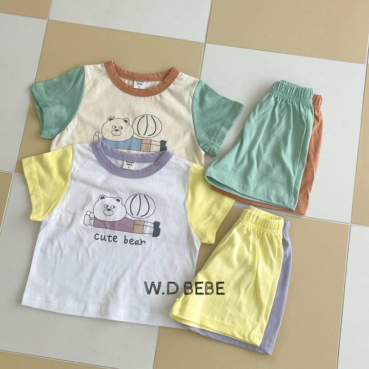 Woodie - Korean Baby Fashion - #babyclothing - Moon Light Top Bottom Set - 2