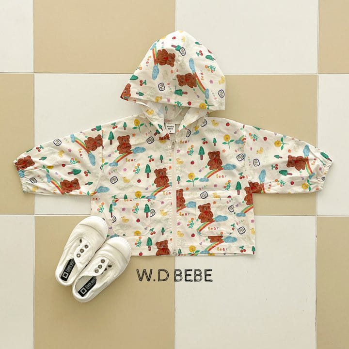 Woodie - Korean Baby Fashion - #babyclothing - Pattern Hoody Zip Up - 3