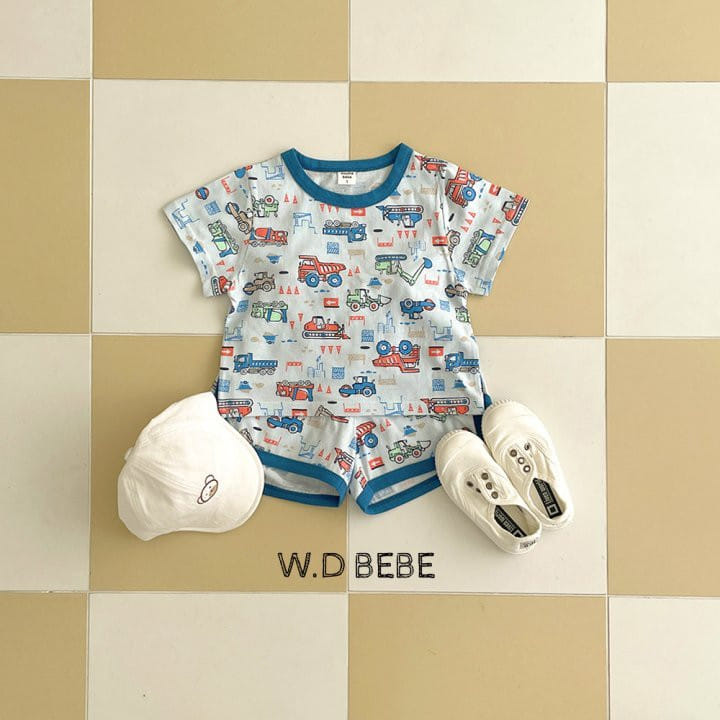 Woodie - Korean Baby Fashion - #babyfashion - Vroom Top Bottom Set - 7