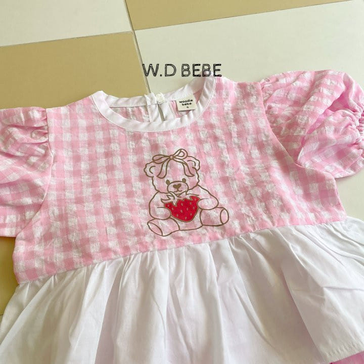 Woodie - Korean Baby Fashion - #babyfever - Berry Top Bottom Set - 9