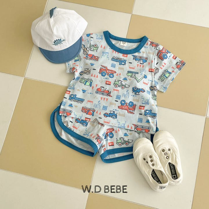 Woodie - Korean Baby Fashion - #babyfever - Vroom Top Bottom Set - 8