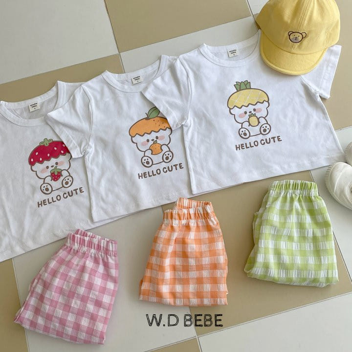 Woodie - Korean Baby Fashion - #babygirlfashion - Fruit Top Bottom Set - 3