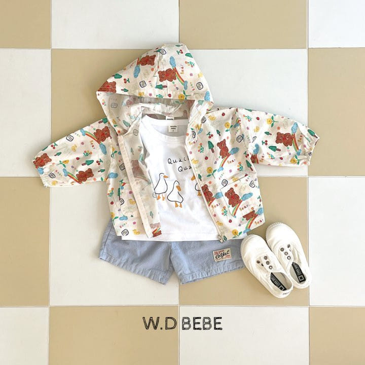 Woodie - Korean Baby Fashion - #babygirlfashion - Pattern Hoody Zip Up - 6