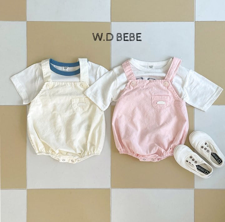 Woodie - Korean Baby Fashion - #babygirlfashion - Mini Pocket Body Suit - 2