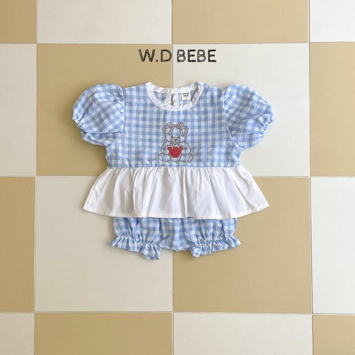 Woodie - Korean Baby Fashion - #babylifestyle - Berry Top Bottom Set - 11