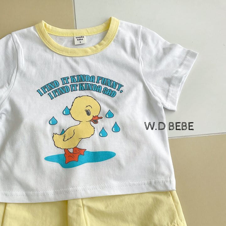 Woodie - Korean Baby Fashion - #babylifestyle - Rain Duck Top Bottom Set - 8
