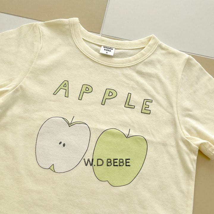 Woodie - Korean Baby Fashion - #babylifestyle - Apple Tee - 5