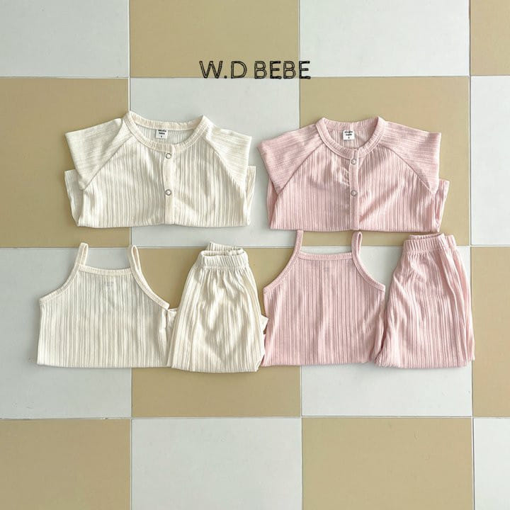 Woodie - Korean Baby Fashion - #babylifestyle - Ssak3 Top Bottom Three Set
