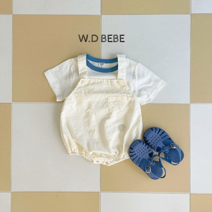 Woodie - Korean Baby Fashion - #babylifestyle - Mini Pocket Body Suit - 4