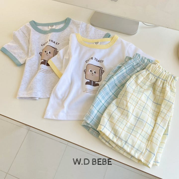 Woodie - Korean Baby Fashion - #babyootd - Bread Top Bottom Set - 7