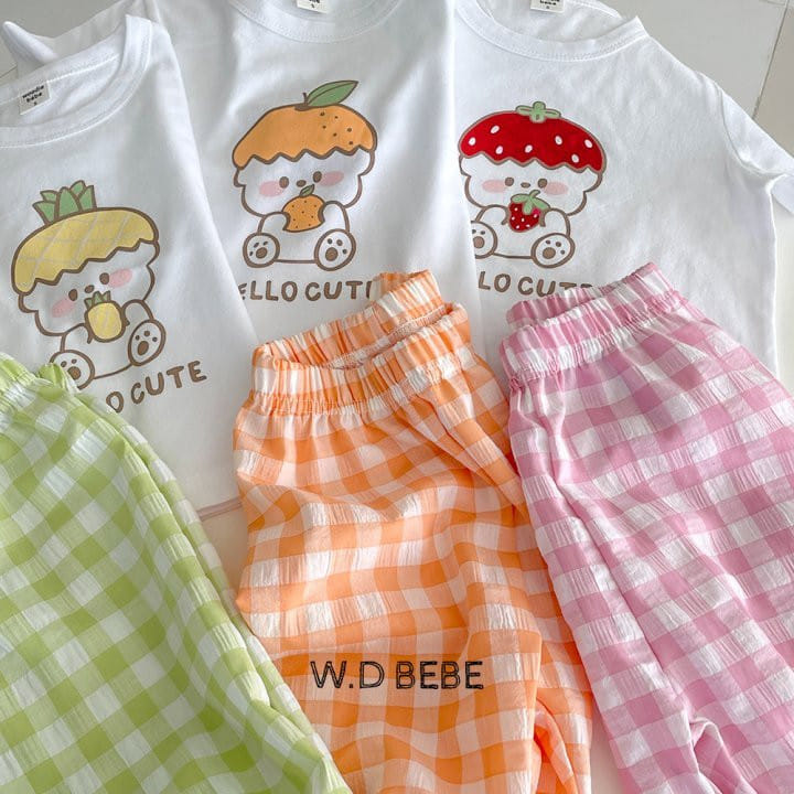 Woodie - Korean Baby Fashion - #babyootd - Fruit Top Bottom Set - 6