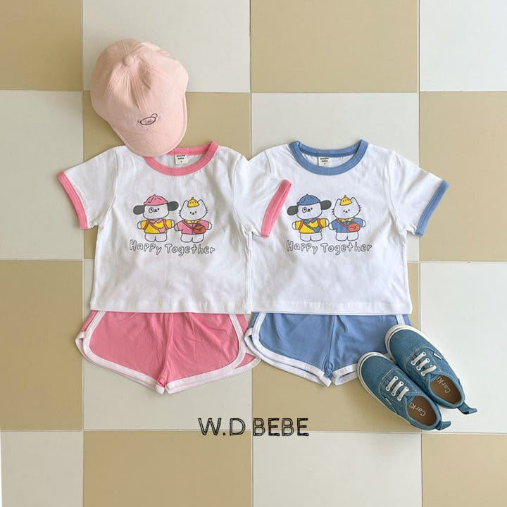 Woodie - Korean Baby Fashion - #babyootd - Kinder Top Bottom Set - 3