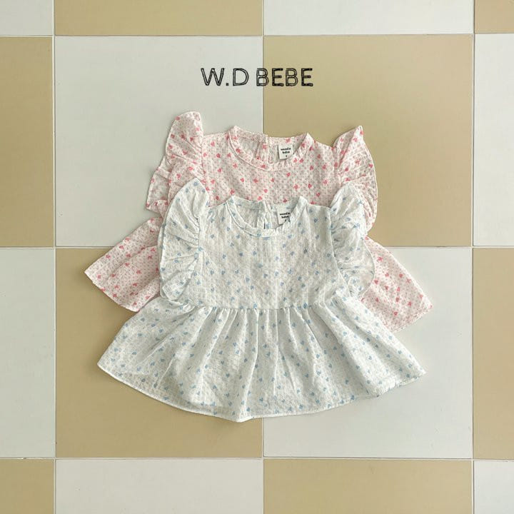 Woodie - Korean Baby Fashion - #babyootd - Heart Blouse