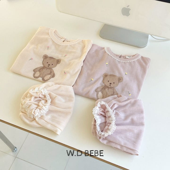 Woodie - Korean Baby Fashion - #babyootd - Sharon Top Bottom Set - 2