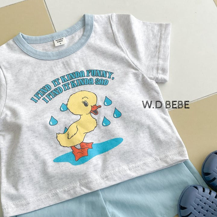 Woodie - Korean Baby Fashion - #babyoutfit - Rain Duck Top Bottom Set - 11