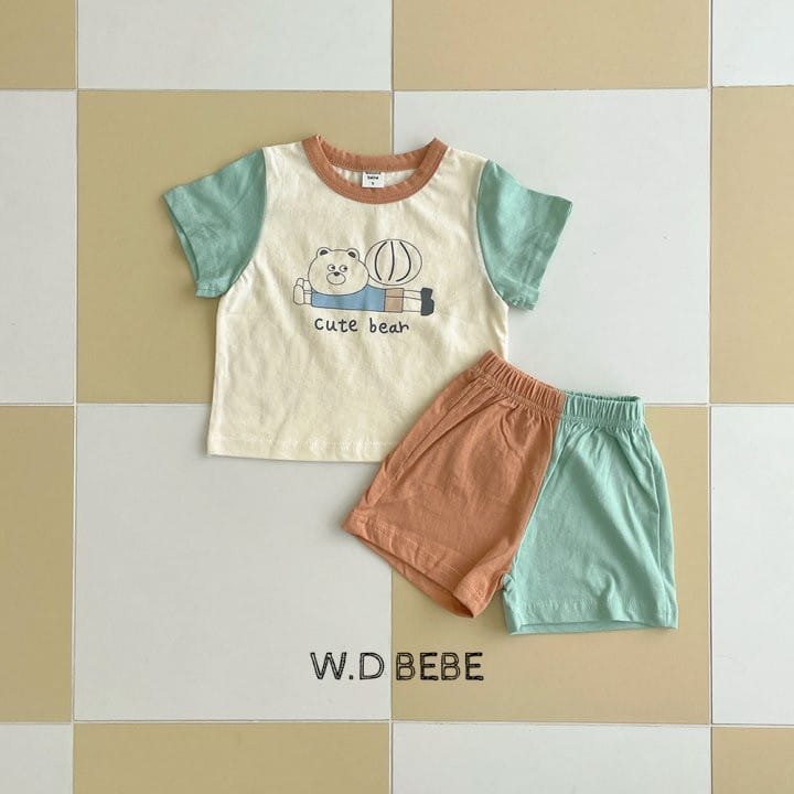 Woodie - Korean Baby Fashion - #babyoutfit - Moon Light Top Bottom Set - 9