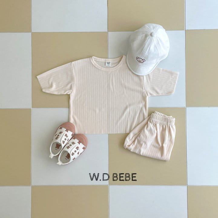 Woodie - Korean Baby Fashion - #babyoutfit - Pastel Top Bottom Set - 4