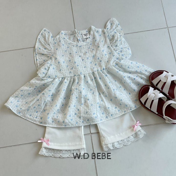 Woodie - Korean Baby Fashion - #babyoutfit - Heart Blouse - 3