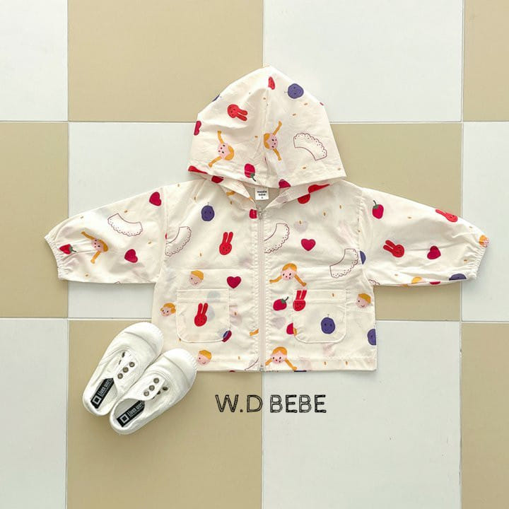 Woodie - Korean Baby Fashion - #babyoutfit - Pattern Hoody Zip Up - 11