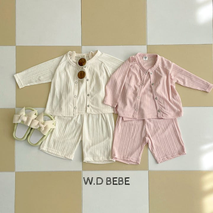 Woodie - Korean Baby Fashion - #babyootd - Ssak3 Top Bottom Three Set - 4