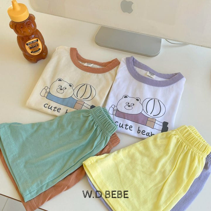 Woodie - Korean Baby Fashion - #babywear - Moon Light Top Bottom Set - 11