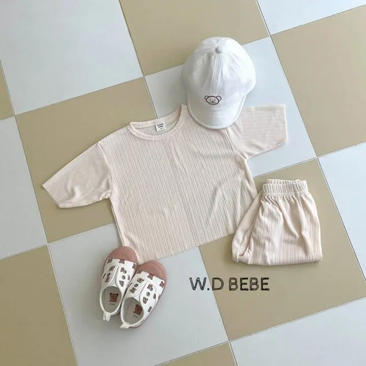 Woodie - Korean Baby Fashion - #babywear - Pastel Top Bottom Set - 5