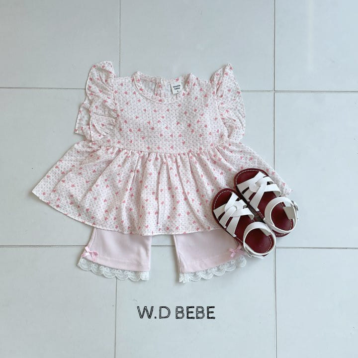 Woodie - Korean Baby Fashion - #babyoutfit - Heart Blouse - 4