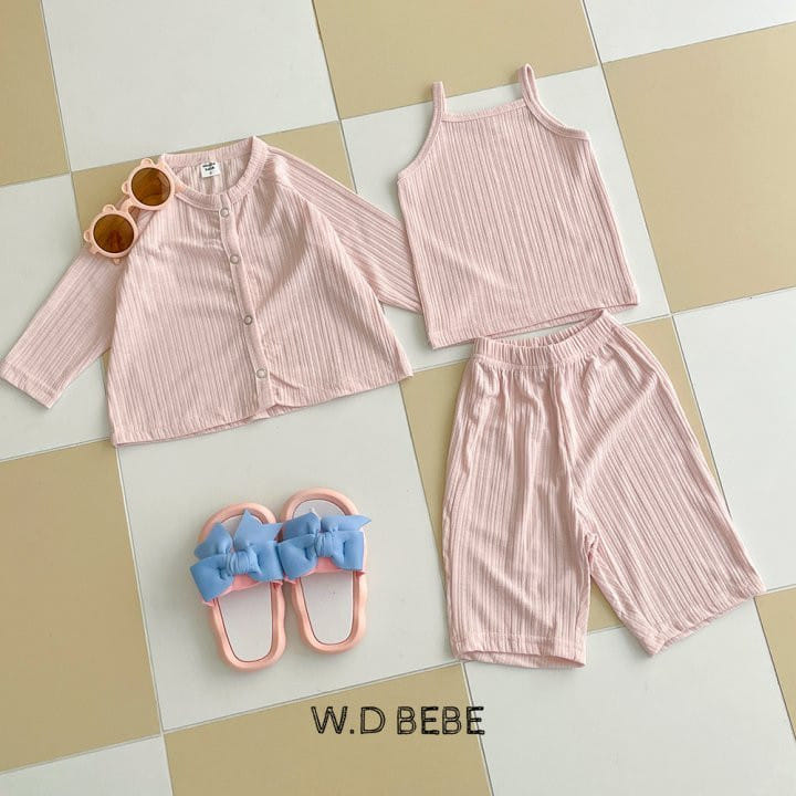 Woodie - Korean Baby Fashion - #onlinebabyboutique - Ssak3 Top Bottom Three Set - 7