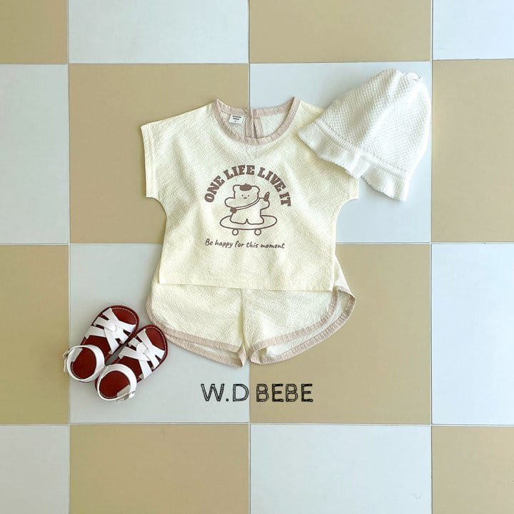 Woodie - Korean Baby Fashion - #onlinebabyshop - Skater Top Bottom Set - 6