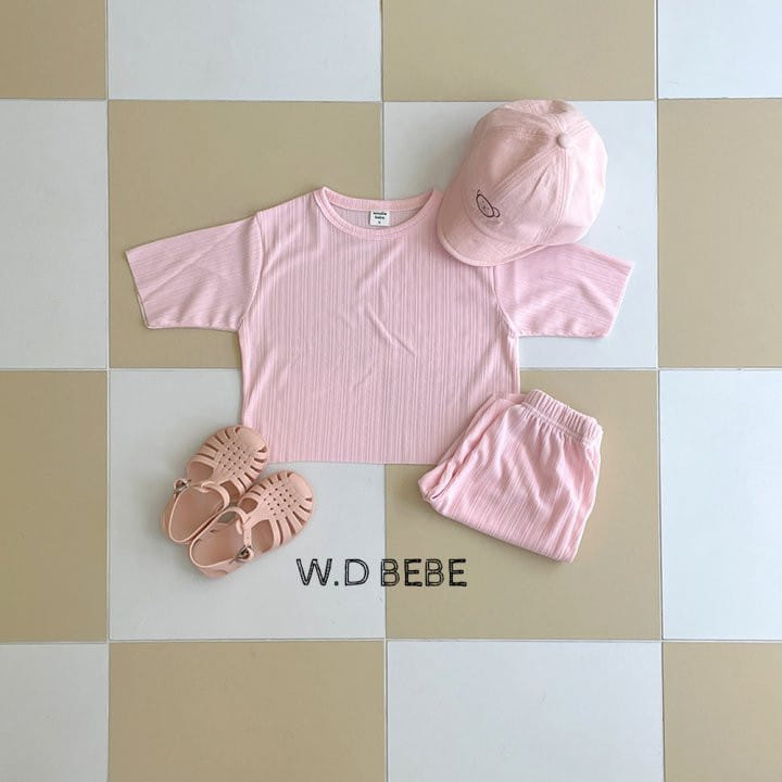 Woodie - Korean Baby Fashion - #onlinebabyshop - Pastel Top Bottom Set - 7