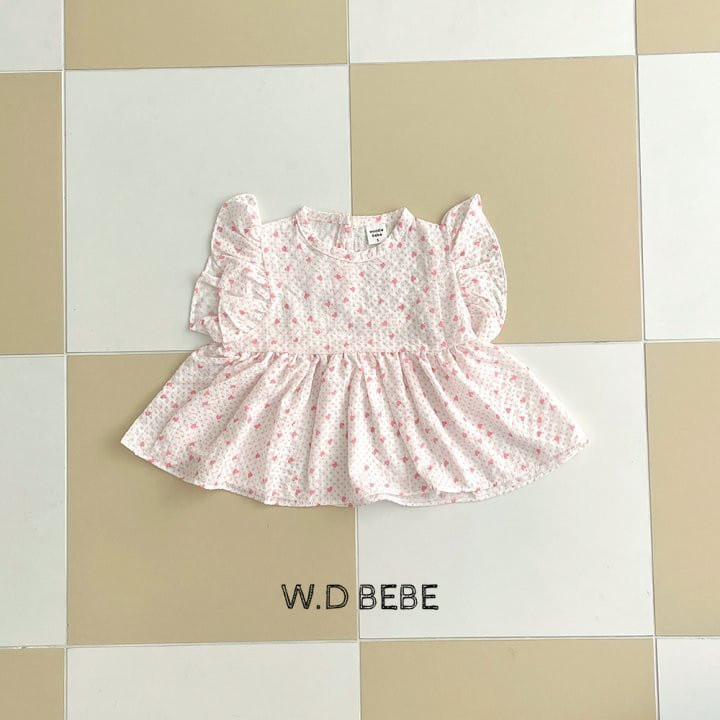 Woodie - Korean Baby Fashion - #onlinebabyshop - Heart Blouse - 6