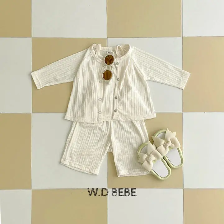 Woodie - Korean Baby Fashion - #onlinebabyshop - Ssak3 Top Bottom Three Set - 8