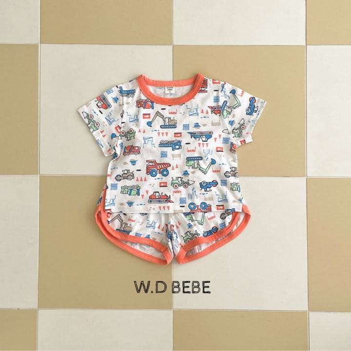 Woodie - Korean Baby Fashion - #smilingbaby - Vroom Top Bottom Set - 3