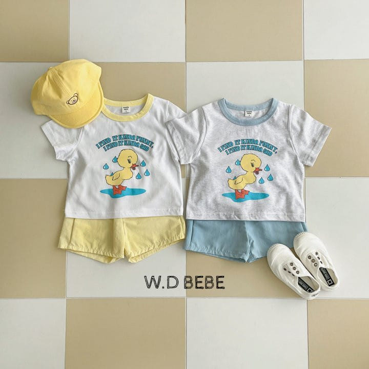 Woodie - Korean Baby Fashion - #smilingbaby - Rain Duck Top Bottom Set