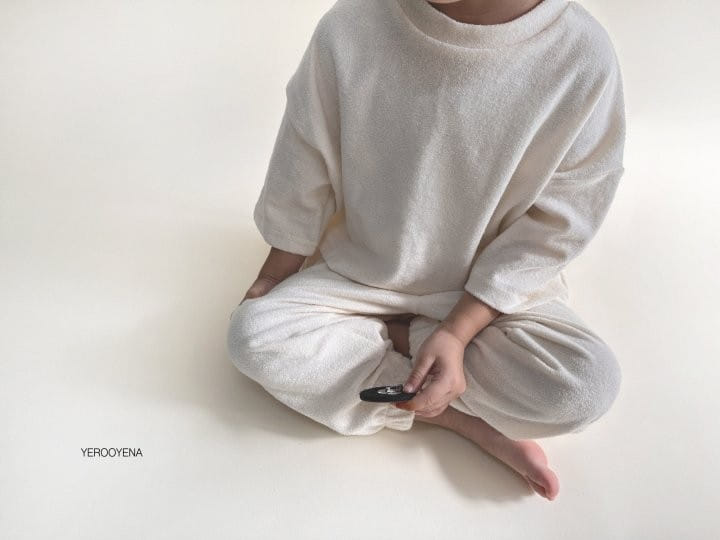 Yerooyena - Korean Children Fashion - #childrensboutique - Terry Top Bottom Set - 6