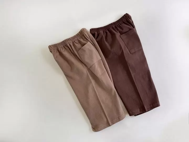 Yerooyena - Korean Children Fashion - #designkidswear - Wide Capri Pants - 2