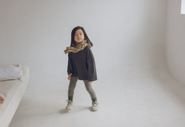Yerooyena - Korean Children Fashion - #littlefashionista - Check Banding Leggings - 10