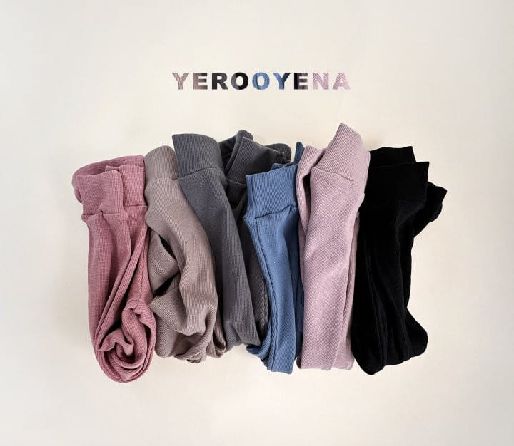 Yerooyena - Korean Children Fashion - #minifashionista - Rib Slop Leggings - 10