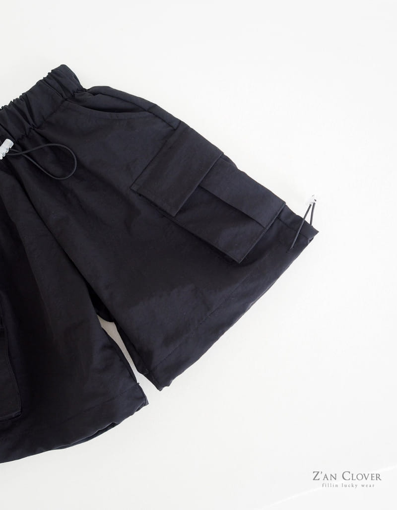 Zan Clover - Korean Children Fashion - #Kfashion4kids - Anorak Over Fit Cargo  Shorts - 9