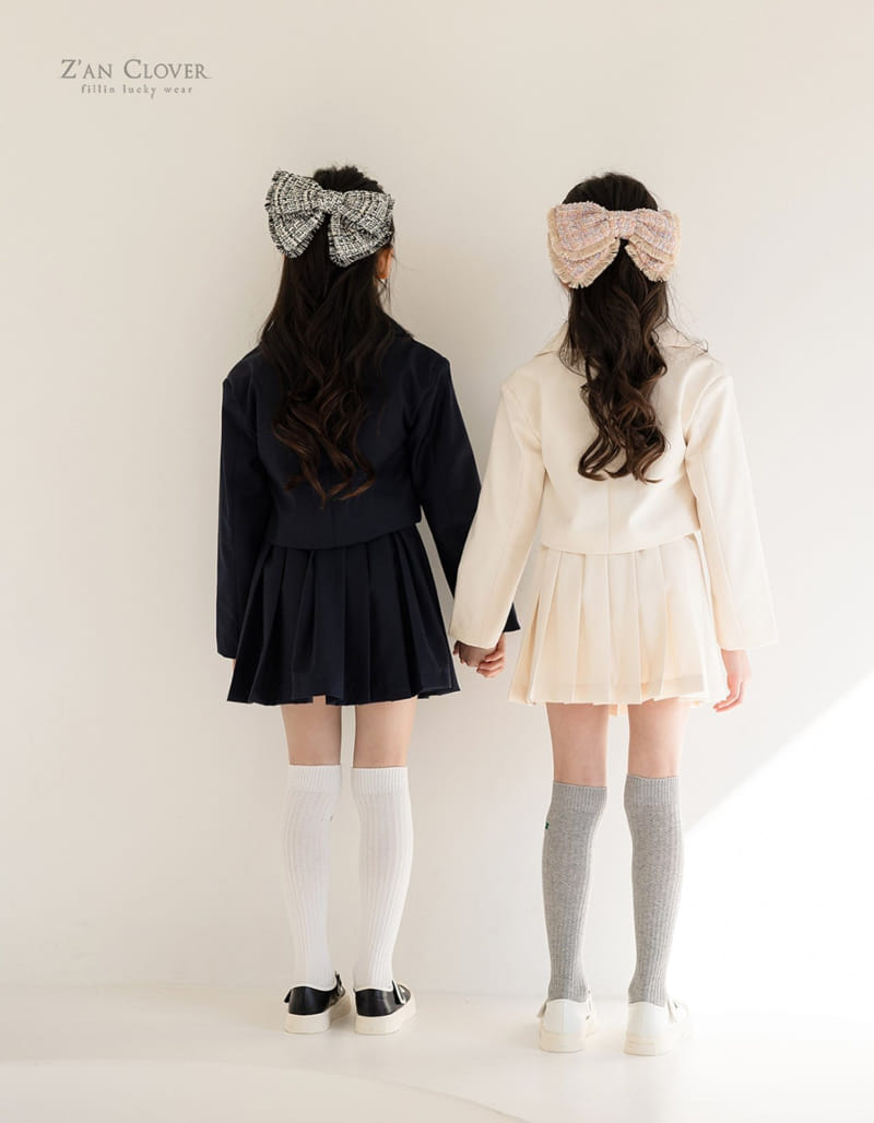 Zan Clover - Korean Children Fashion - #Kfashion4kids - Clover Over Knee Socks - 5