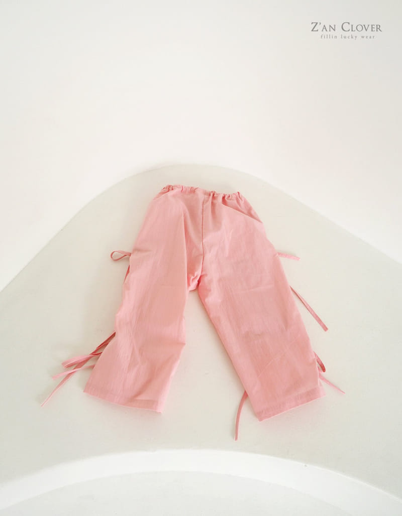 Zan Clover - Korean Children Fashion - #designkidswear - Strap Ribbon Pants - 6