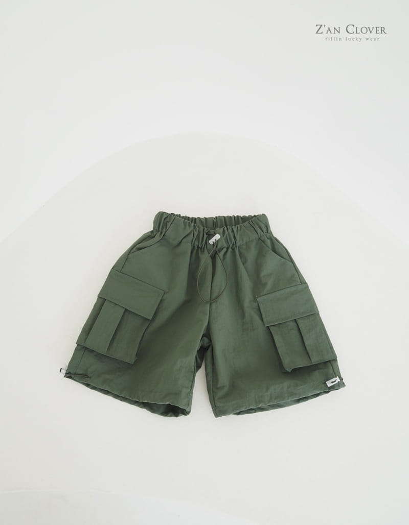 Zan Clover - Korean Children Fashion - #designkidswear - Anorak Over Fit Cargo  Shorts - 3