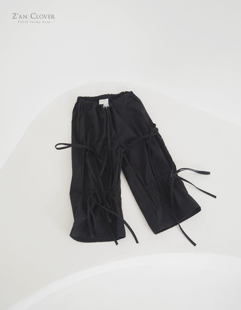 Zan Clover - Korean Children Fashion - #discoveringself - Strap Ribbon Pants - 7